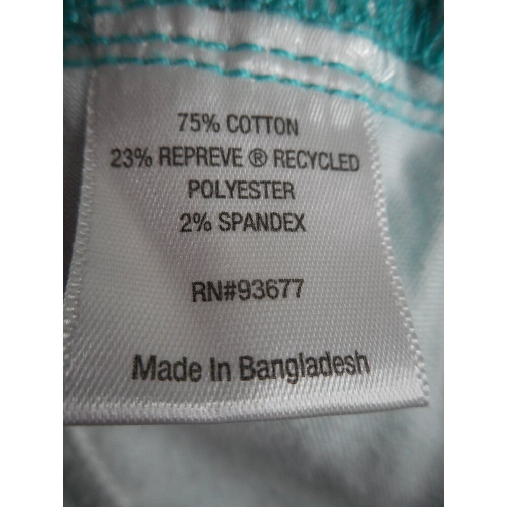 Bright Blue Sz 14 cotton blend Bermuda Shorts St John's  Bay - Picture 4 of 5